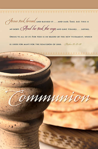 Communion: The Lord's Supper Bulletin | Cokesbury