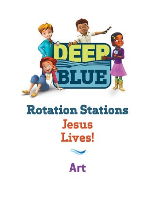 Picture of Deep Blue Rotation Station Jesus Lives! Stations