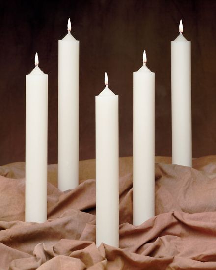 Picture of Emkay 51% Beeswax Altar Candle - 17-1/2" x 1-1/2"