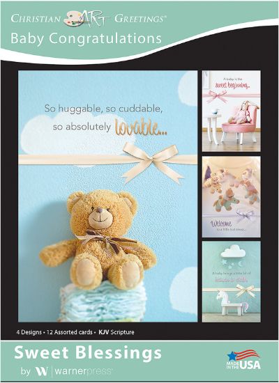 Picture of Sweet Blessings Baby Congratulations Boxed Cards