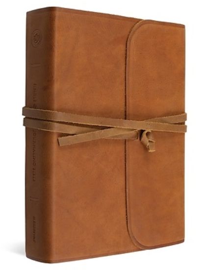 Picture of ESV Journaling Bible, Large Print (Brown, Flap with Strap)