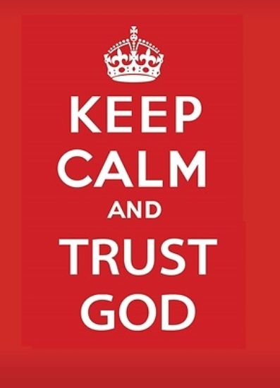 Picture of Keep Calm and Trust God