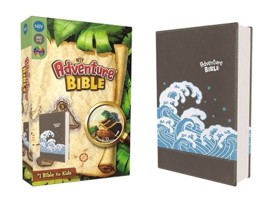 Picture of NIV Adventure Bible, Imitation Leather, Gray, Full Color Interior