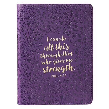 Picture of Journal Lux-Leather I Can Do All Things Phil 4:13:13