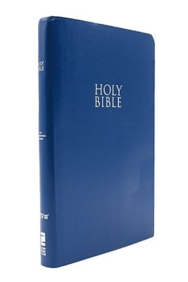 Picture of NIV Gift and Award Bible, Leather-Look, Blue, Red Letter Edition, Comfort Print