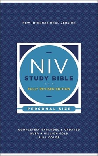 Picture of NIV Study Bible, Fully Revised Edition, Personal Size, Hardcover, Red Letter, Comfort Print