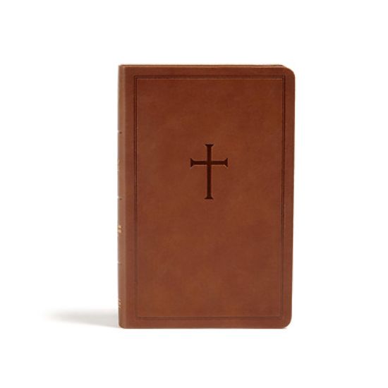 Picture of CSB Personal Size Bible, Brown Leathertouch