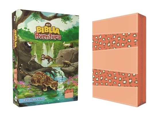 Picture of Nbla Biblia Aventura, Leathersoft, Coral, Interior a Color, Con Cierre