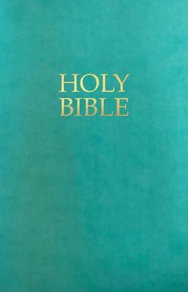 Picture of Kjver Gift and Award Holy Bible, Deluxe Edition, Coastal Blue Ultrasoft