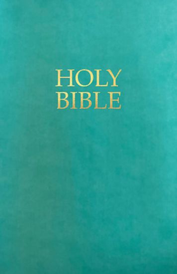 Picture of Kjver Gift and Award Holy Bible, Deluxe Edition, Coastal Blue Ultrasoft