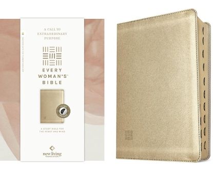 Picture of NLT Every Woman's Bible, Filament-Enabled Edition (Leatherlike, Soft Gold, Indexed)