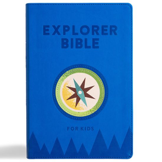 Picture of KJV Explorer Bible for Kids, Royal Blue Leathertouch