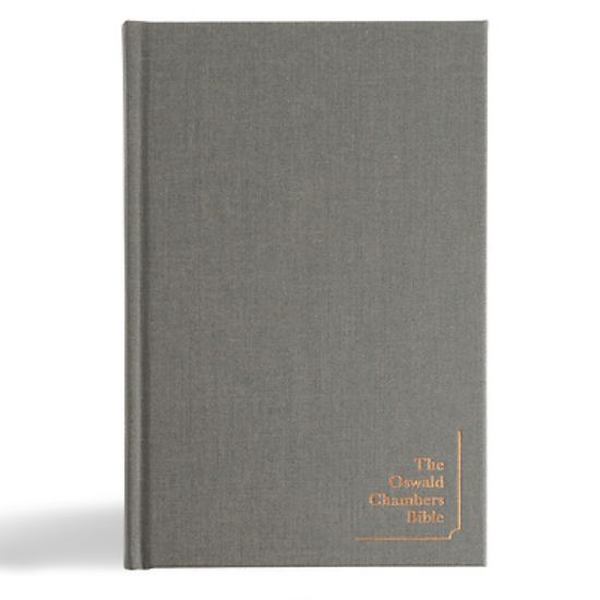 Picture of CSB Oswald Chambers Bible, Cloth Over Board