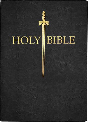 Picture of KJV Sword Bible, Large Print, Black Genuine Leather, Thumb Index