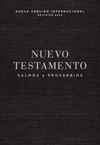 Picture of Nvi, Nuevo Testamento de Bolsillo, Con Salmos Y Proverbios, Tapa Rústica, Negro
