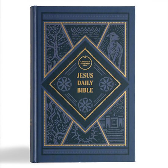 Picture of CSB Jesus Daily Bible, Hardcover