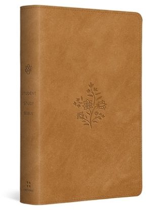 Picture of ESV Student Study Bible (Trutone, Nubuck Caramel, Wildflower Design)