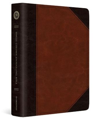 Picture of ESV Single Column Journaling Bible (Trutone, Brown/Cordovan, Portfolio Design)
