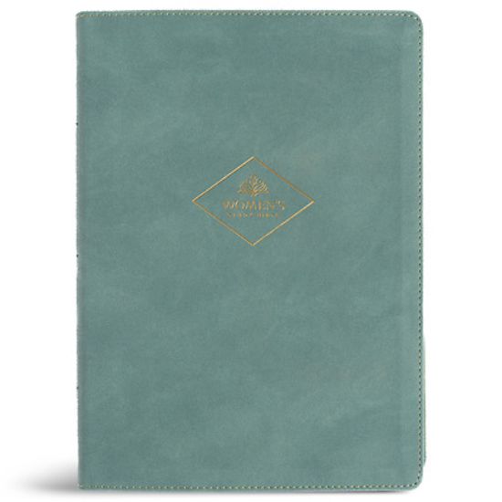 Picture of CSB Women's Study Bible, Earthen Teal Suedesoft Leathertouch