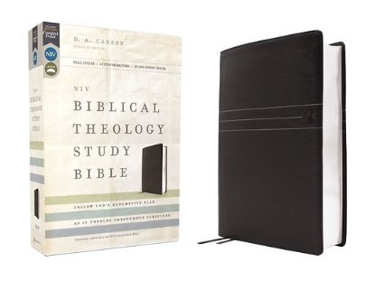Picture of Niv, Biblical Theology Study Bible (Trace the Themes of Scripture), Leathersoft, Black, Comfort Print