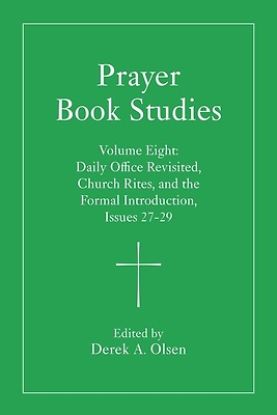 Picture of Prayer Book Studies Volume Eight