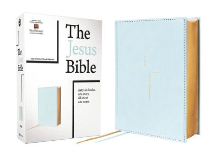 Picture of The Jesus Bible, NIV Edition, Leathersoft Over Board, Blue, Comfort Print
