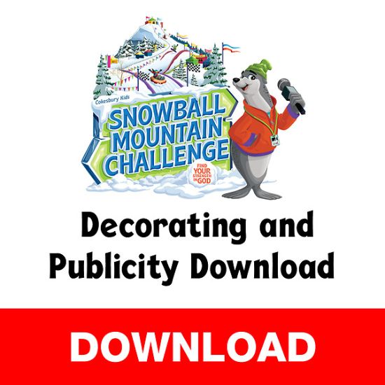 Picture of VBS 2026 Snowball Mountain Challenge Decorating and Publicity Download