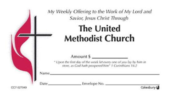 Picture of UMC Single Fund Offering Envelope - Bulk Pack, Currency Size