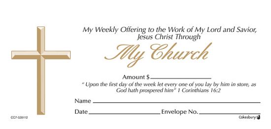 Picture of Single Fund Offering Envelope - Bulk Pack, Mini Size
