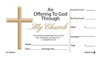 Picture of Three Funds Offering Envelope - Bulk Pack, Mini Size