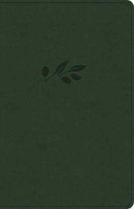 Picture of NASB Large Print Personal Size Reference Bible, Olive Leathertouch Indexed