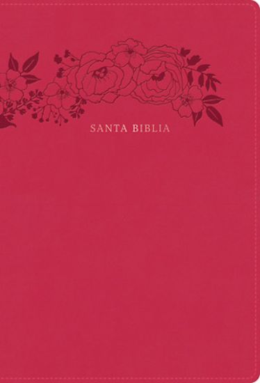 Picture of Rvr 1960 Biblia Letra Supergigante, Floral, Símil Piel