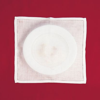 Picture of Linen-Look Plain  Bread Plate Napkin