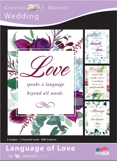 Picture of Language of Love Wedding Boxed Cards