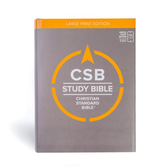 Picture of CSB Study Bible, Large Print, Digital Study Edition, Hardcover