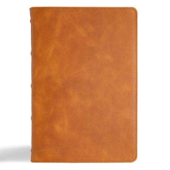 Picture of KJV Giant Print Bible, Holman Handcrafted Edition, Marbled Chestnut Premium Calfskin