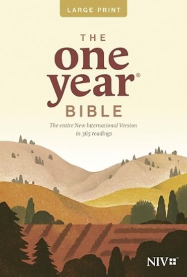 Picture of One Year Bible-NIV-Premium Slimline Large Print