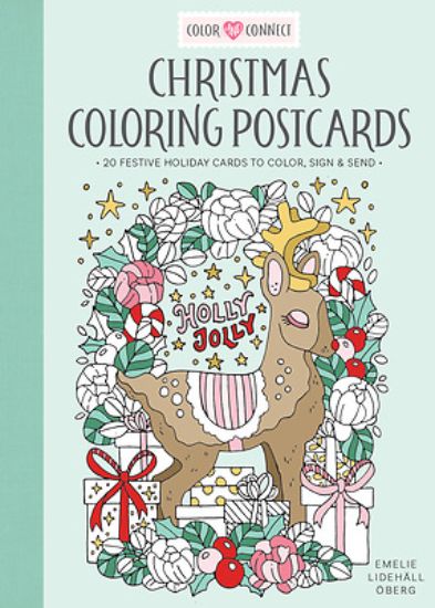 Picture of Christmas Coloring Postcards
