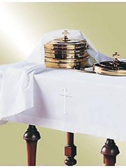Picture of Non Embroidered Linen-Look  Elements Cover  49x90