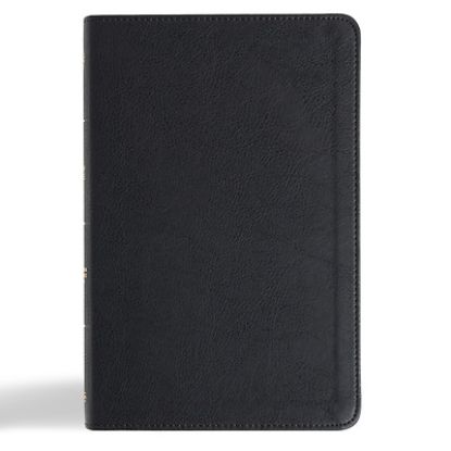 Picture of CSB Thinline Bible, Anglicised Edition, Black Leathertouch