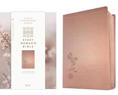 Picture of KJV Every Woman's Bible, Filament Enabled (Leatherlike, Rose Gold, Red Letter)