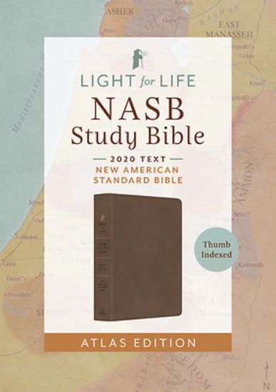 Picture of The Light for Life NASB Study Bible--Atlas Edition [Thumb Indexed] (Mocha Brown)