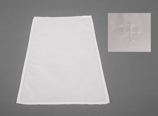 Picture of 100% Cotton Purificator with White Cross - Pack of 3