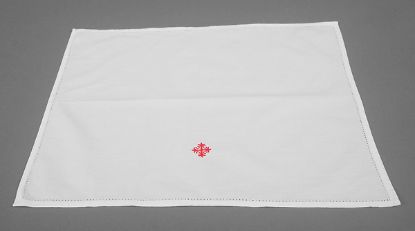Picture of 100% Cotton Lavabo Towel with Red Cross and Vine - Pack of 3