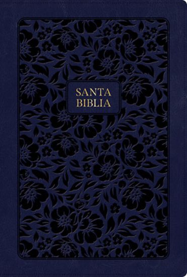 Picture of Rvr 1960 Biblia Letra Grande Tamaño Manual Edición Especial, Azul Marino, Símil Piel