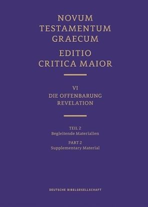 Picture of Novum Testamentum Graecum, Editio Critica Maior VI/2