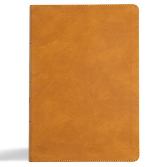 Picture of CSB Super Giant Print Reference Bible, Digital Study Edition, Camel Suedesoft Leathertouch