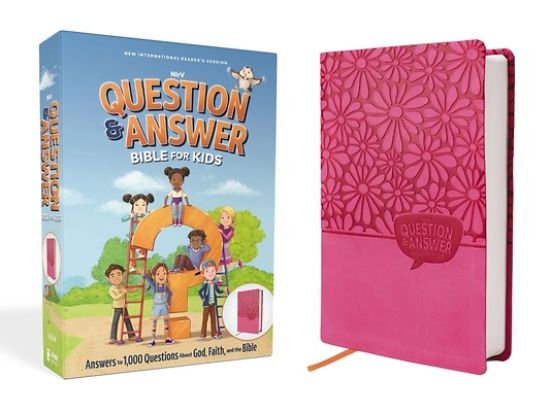 Picture of Nirv, Question and Answer Bible for Kids, Leathersoft, Pink, Comfort Print
