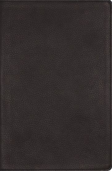 Picture of Nrsvue, Single-Column Reference Bible, Genuine Calfskin Leather, Black, Art Gilded Edges, Comfort Print