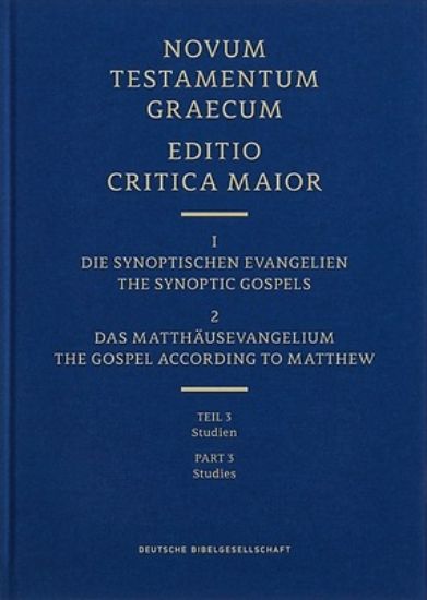 Picture of Novum Testamentum Graecum Editio Critica Maior, Vol. 1.1/3